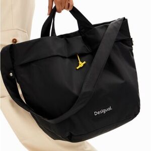 Desigual Reversible Large Nylon Tote Bag